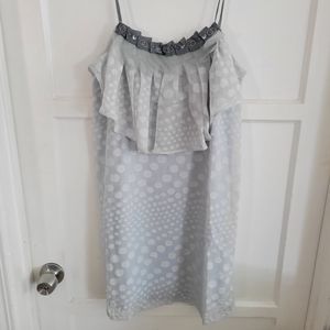 Shift Light Grey short dress